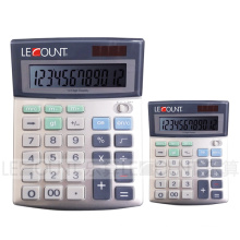 Calculadora do Office Dual Power Office de 12 dígitos com função de seleção de arredondamento (LC288)